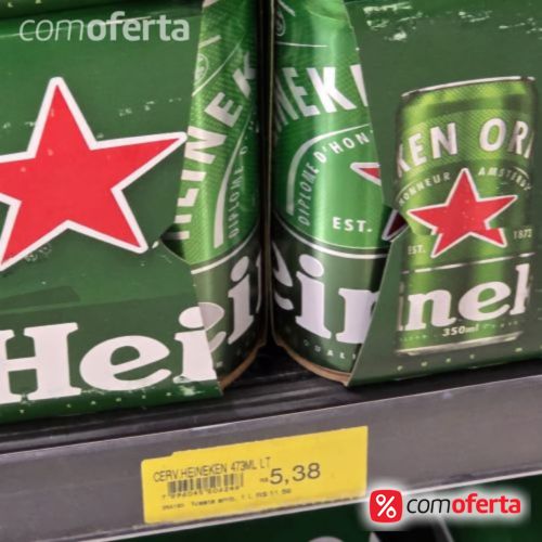 Cerveja Heineken 473ml - Latão
