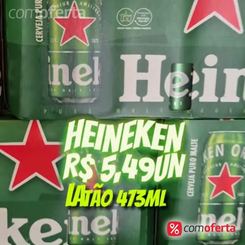 Cerveja Heineken 473ml - Latão