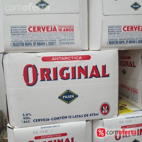 Cerveja Antarctica Original 473ml Latão