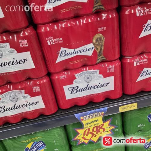 Cerveja Budweiser 473ml - Latão