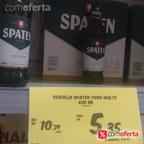 Cerveja Spaten Puro Malte Munich 600ml