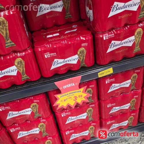 Cerveja Budweiser 473ml - Latão