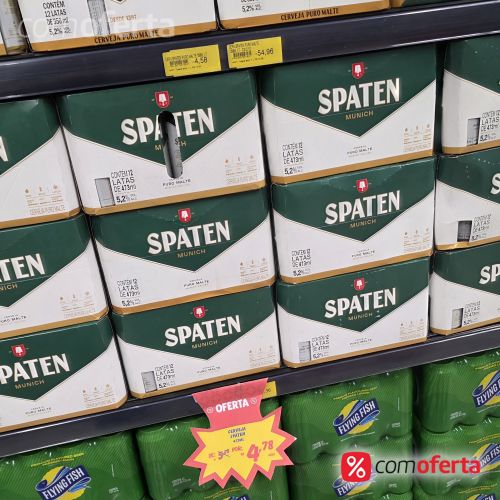 Cerveja Spaten Puro Malte Munich 473ml - Latão