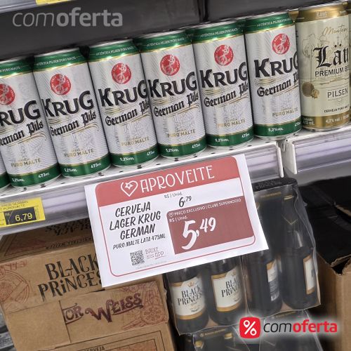 Cerveja Krug German Pils 473ml Latão