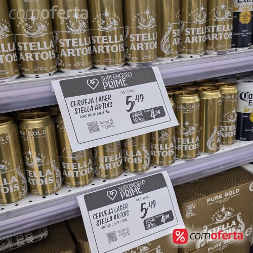 Cerveja Stella Artois Pure Gold 473ml Latão