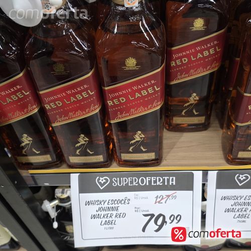 Whisky Johnnie Walker Red Label 1 litro