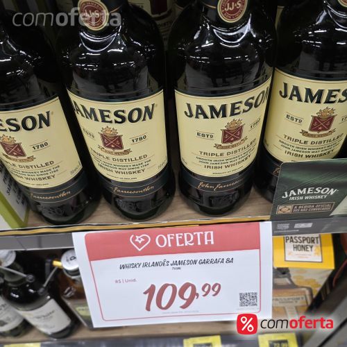 Whisky Irlandês Jameson 8 Anos 750ml