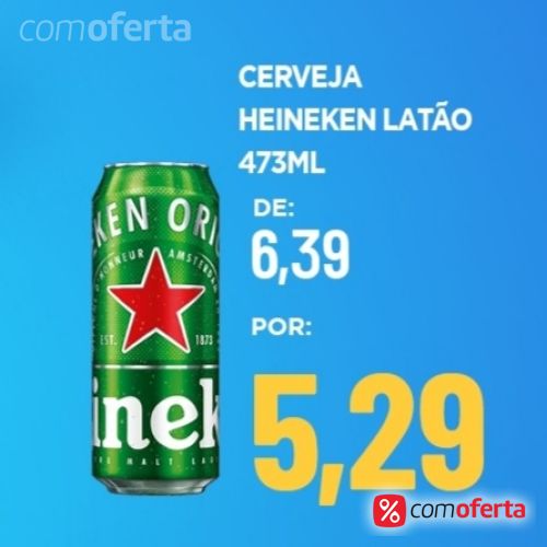 Cerveja Heineken 473ml - Latão