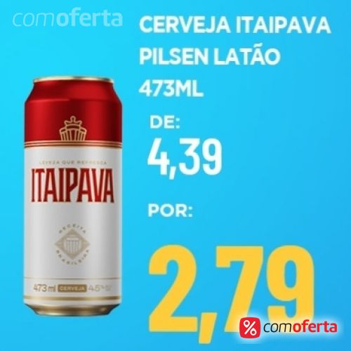 Cerveja Itaipava 473ml - Latão