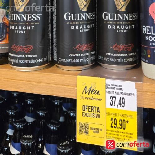 Cerveja Guinness Draught 440ml Lata