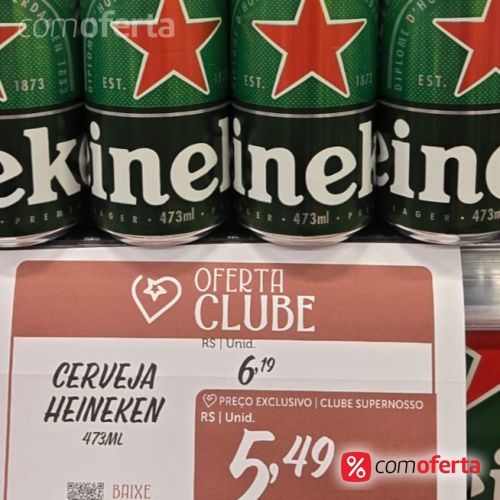 Cerveja Heineken 473ml - Latão