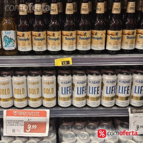 Cerveja Albanos Gold 473ml - Latão