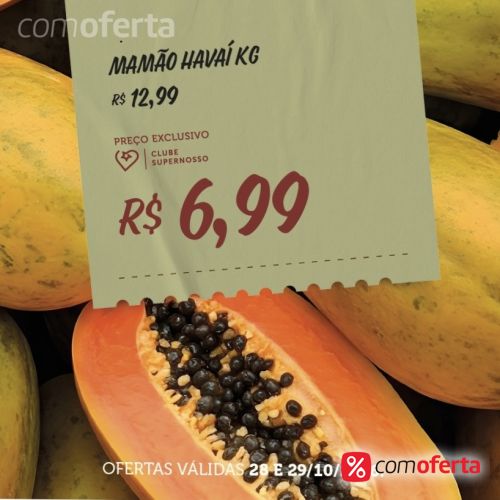 Mamão Havaí kg