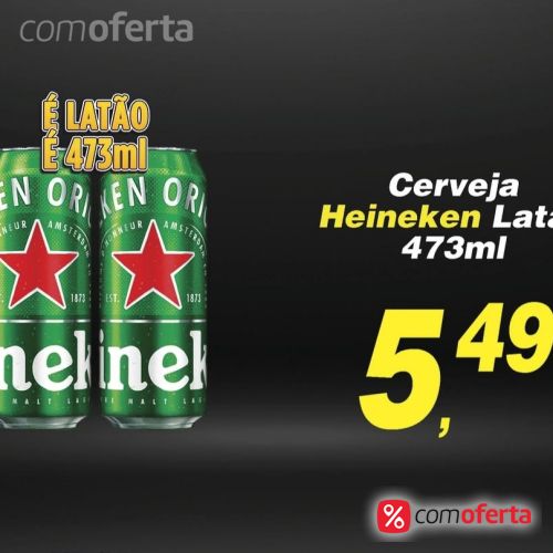 Cerveja Heineken 473ml - Latão