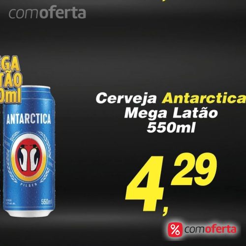 Cerveja Antarctica 550ml Mega Latão