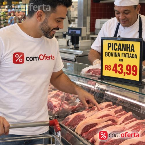 Picanha Bovina Fatiada - Kg