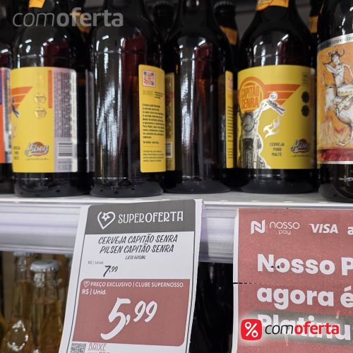 Cerveja Capitão Senra Pilsen - 600ml