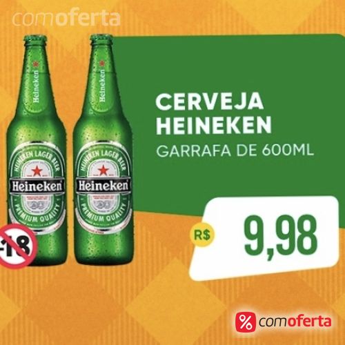 Cerveja Heineken 600ml Garrafa