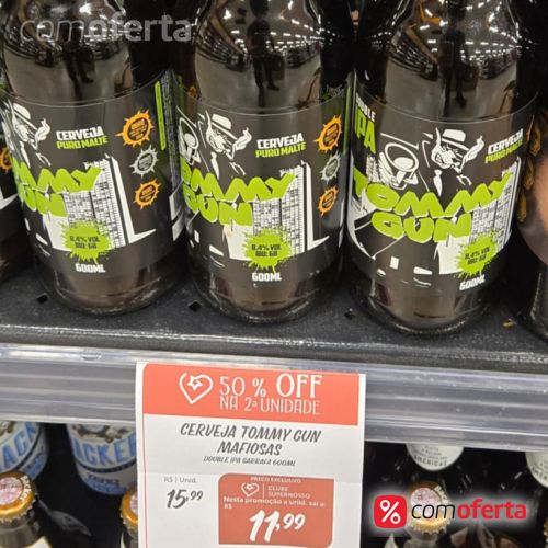 Cerveja Tommy Gun Double Ipa - 600ml