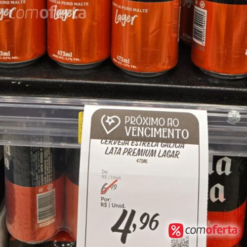 Cerveja Estrella Galicia - 473ml - Latão