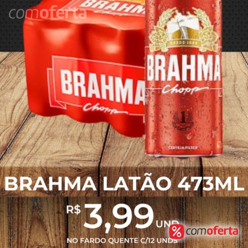 Cerveja Brahma 473ml - Latão